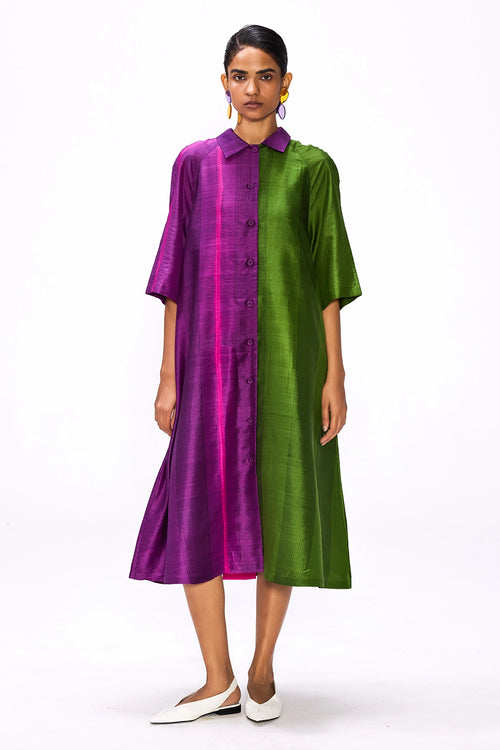 Margin Purple Moss Dress