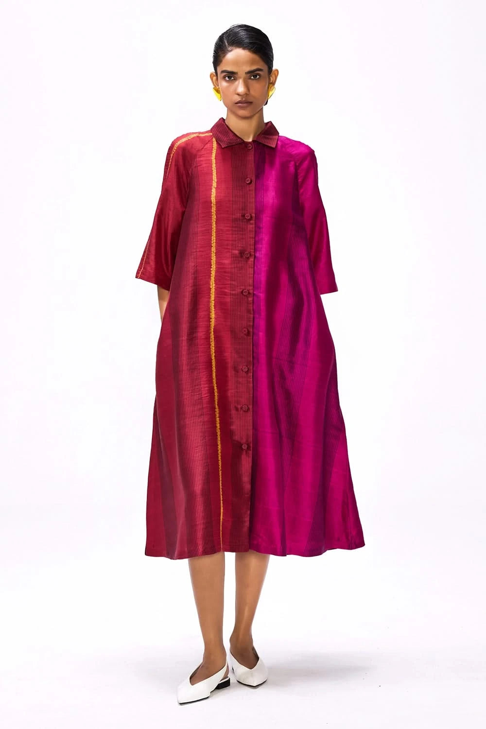 Margin Wine Dress