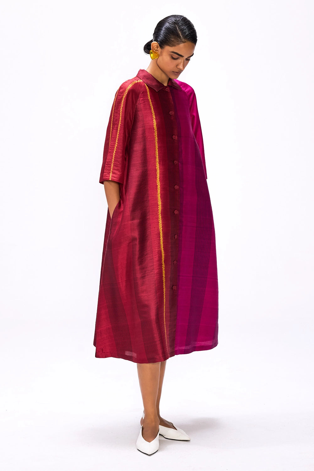 Margin Wine Dress