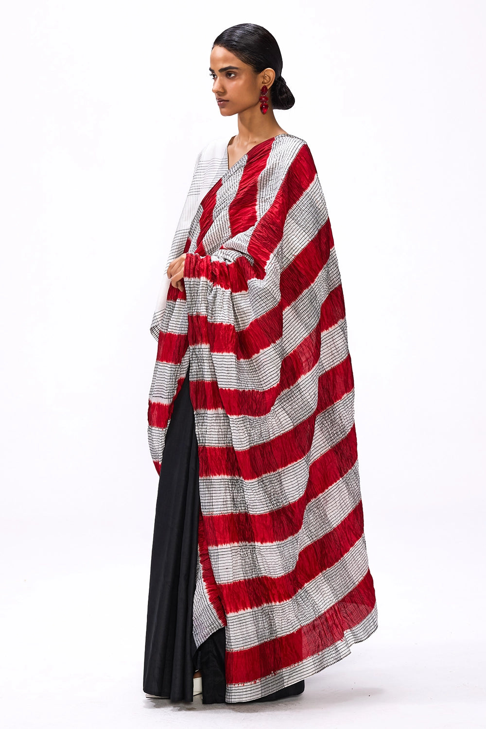 Unrule Red Saree