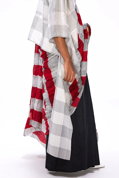 Unrule Red Saree