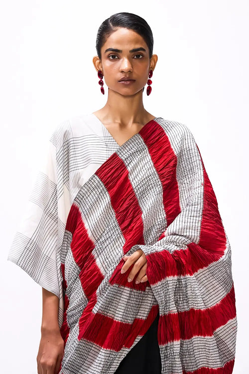 Unrule Red Saree