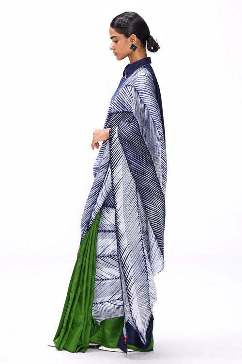 Strokes Cactus Saree
