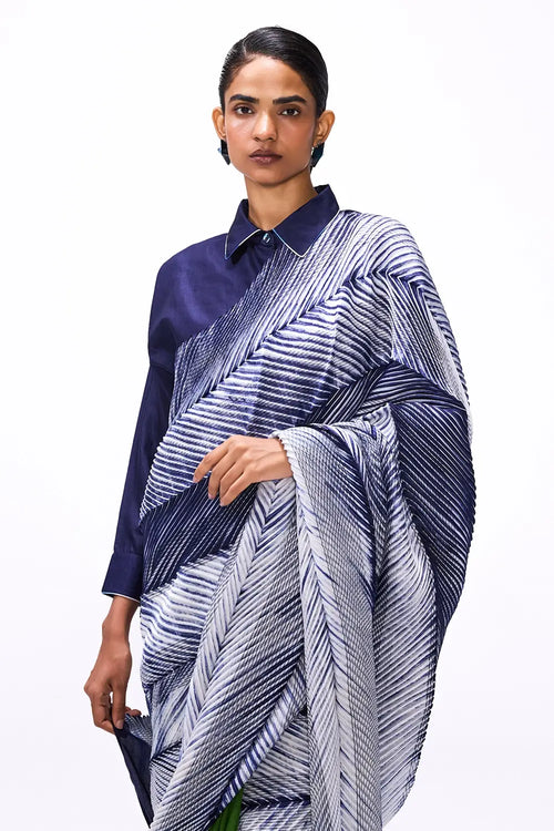 Strokes Cactus Saree