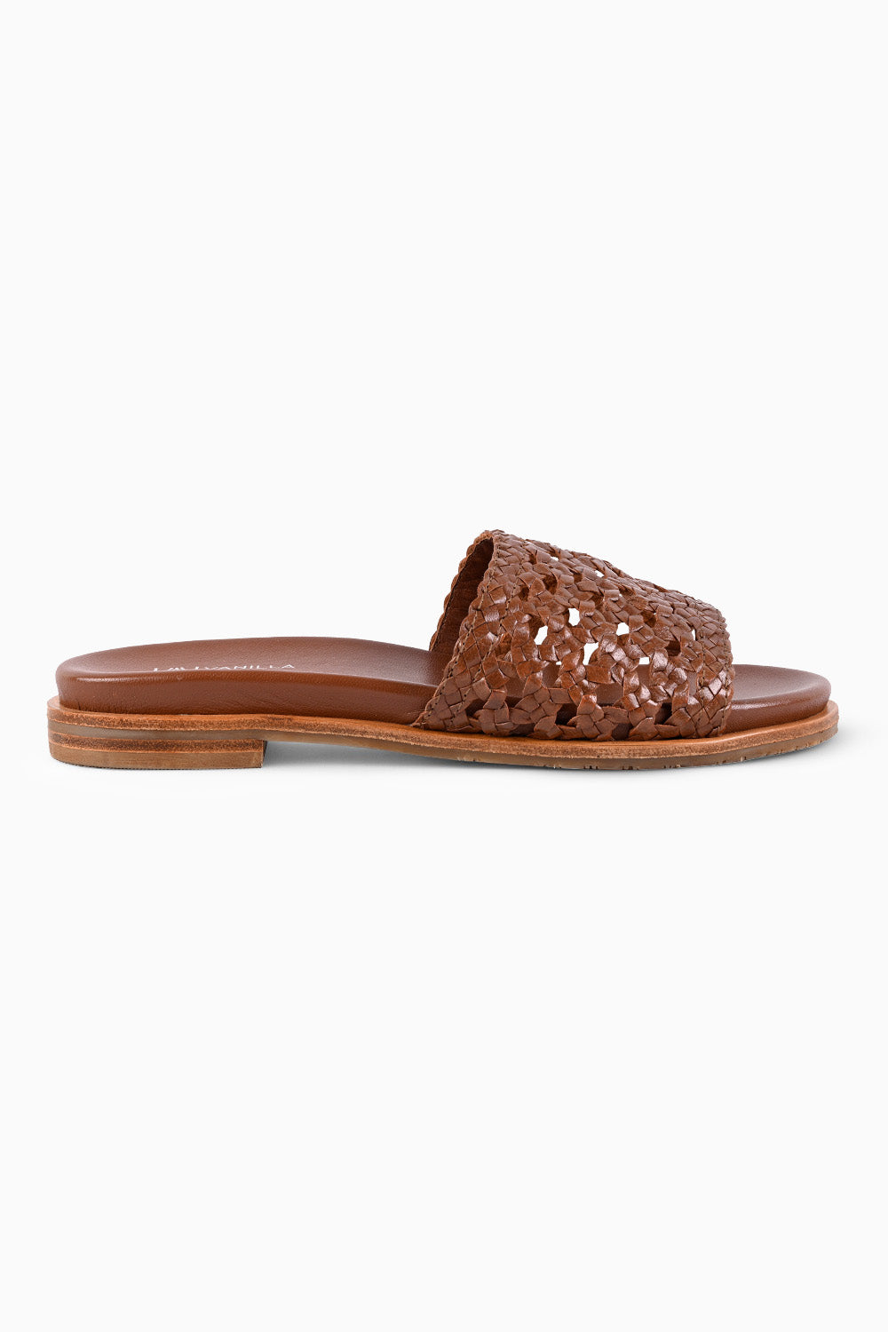 Sian Brown Woven Footbed Sliders