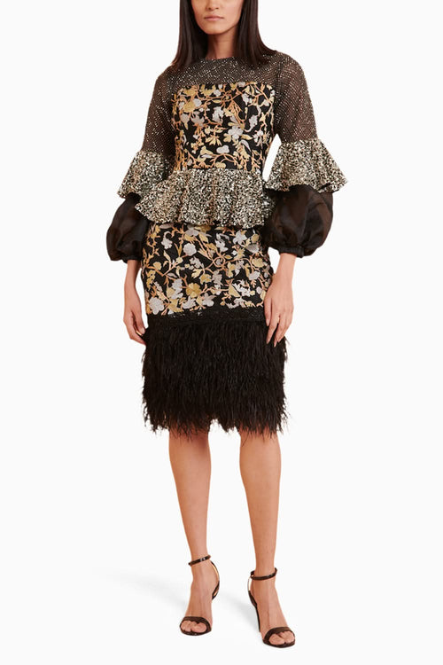 Noir Flora Jaal Flight Modern Skirt