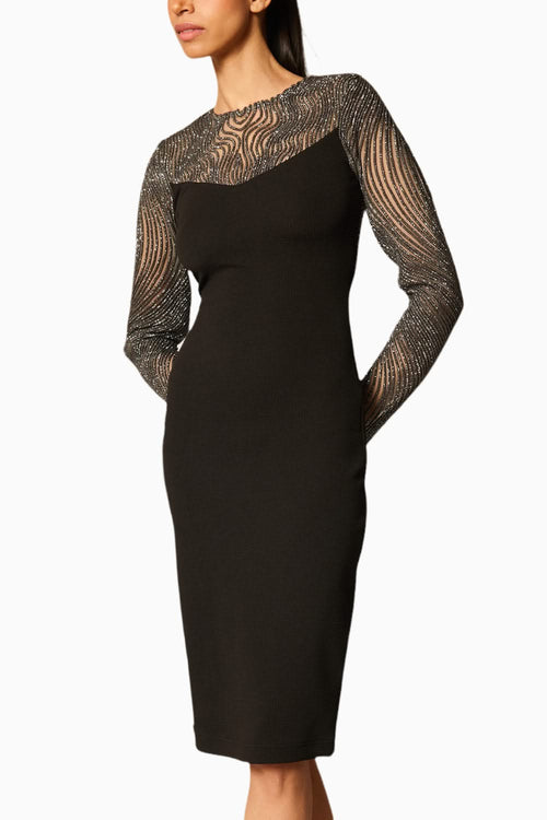 Checkmate Knit Rope Dress