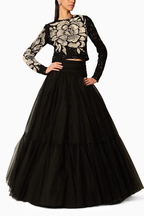 Checkmate Black Tulle Skirt