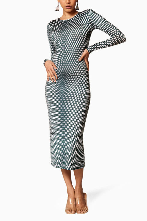 Checkmate Digital Polka Dress