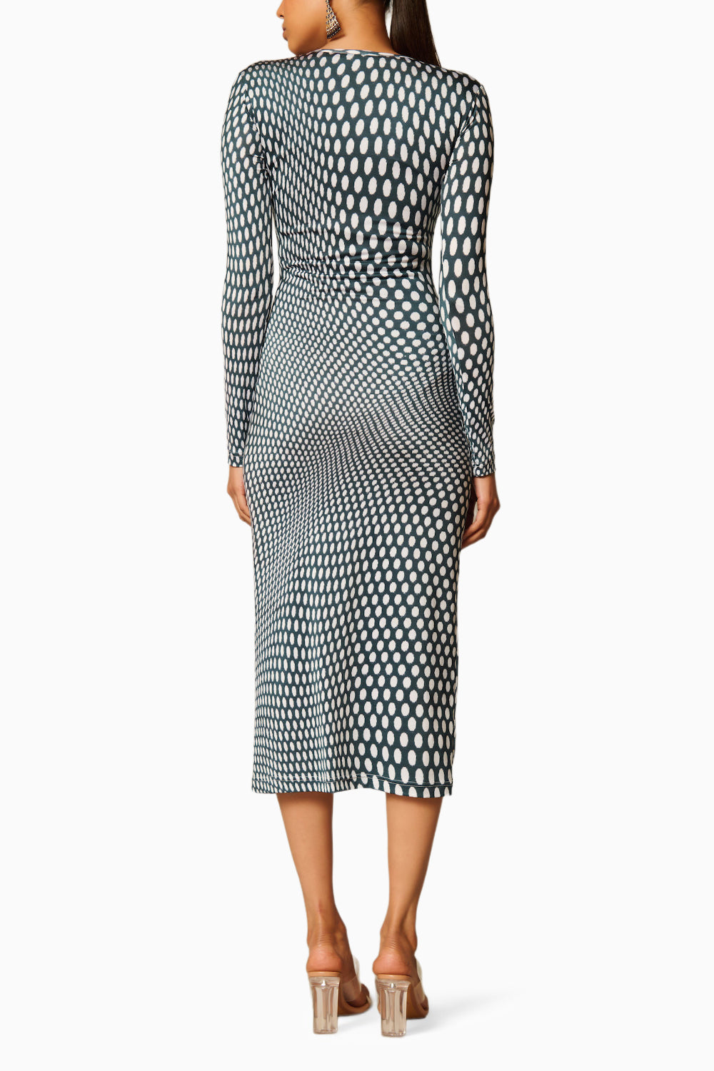 Checkmate Digital Polka Dress