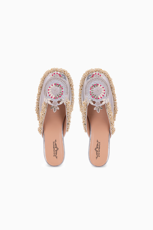 Silver Crown Heels