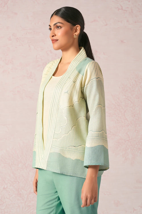 Silver Linning Green Lylah Jacket