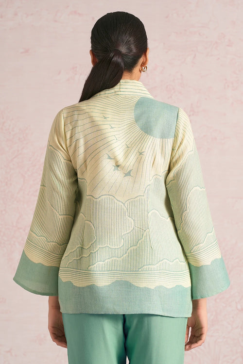 Silver Linning Green Lylah Jacket