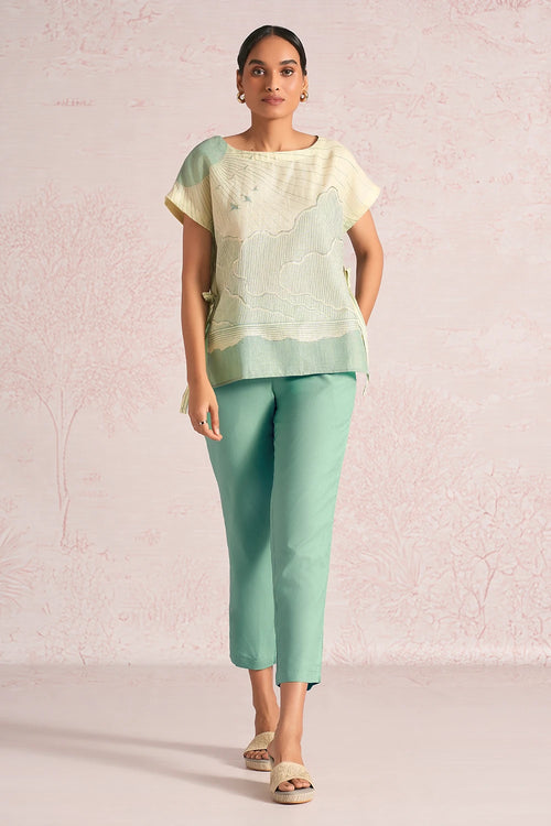 Silver Linning Green Zoya Co-ord