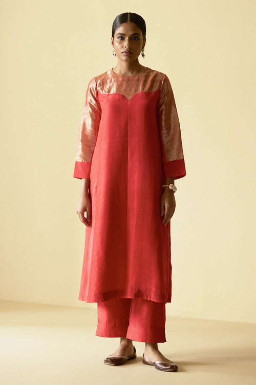 Sindoori Chiran Kurta Set