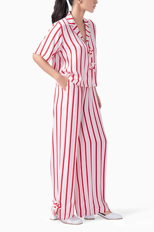 Stripes and Bows PJ Set