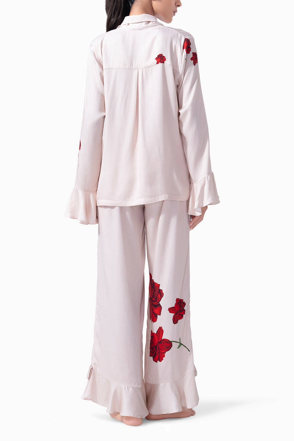 Rose Sorbet Ruffle PJ Set