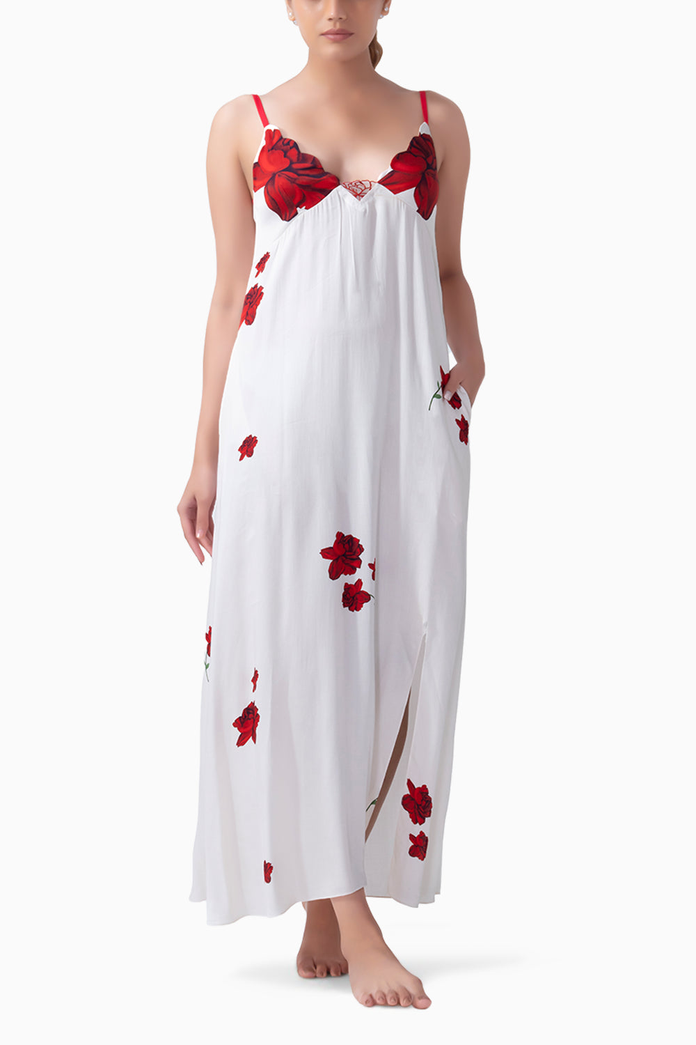 Lovers and Roses Long Slip