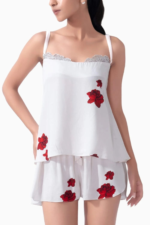 Lovers and Roses Camisole Set
