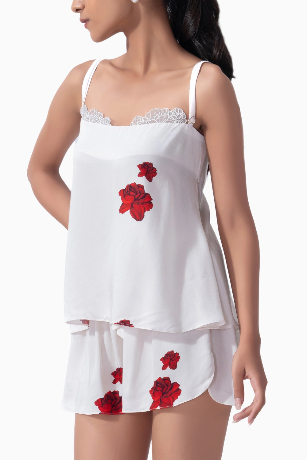 Lovers and Roses Camisole Set