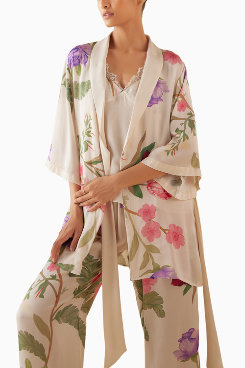 Floral Dream Lounge to Sleep Robe