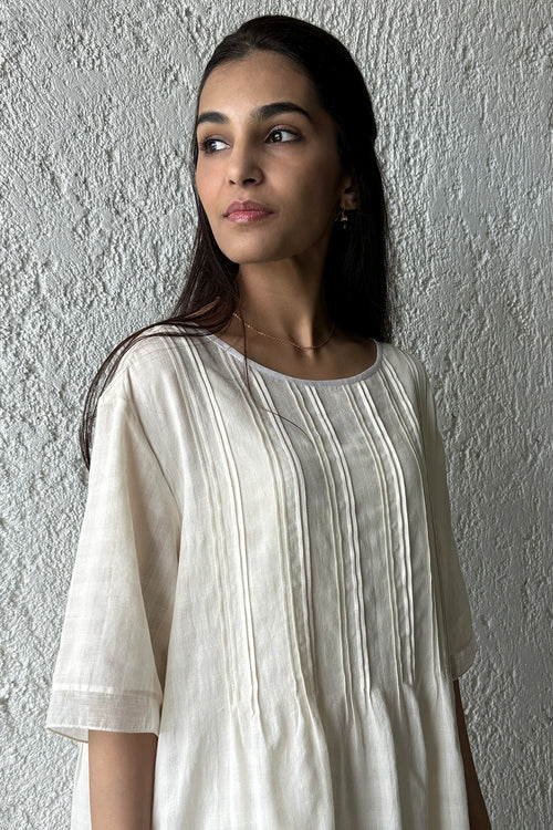 Smock Waif Dress with Slip