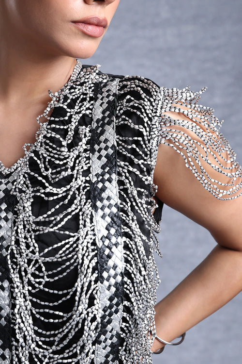 Soleil Silver Dress