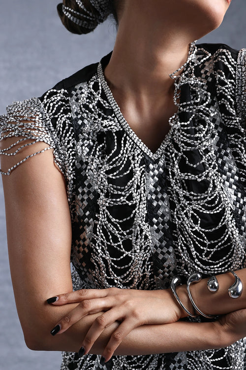 Soleil Silver Dress