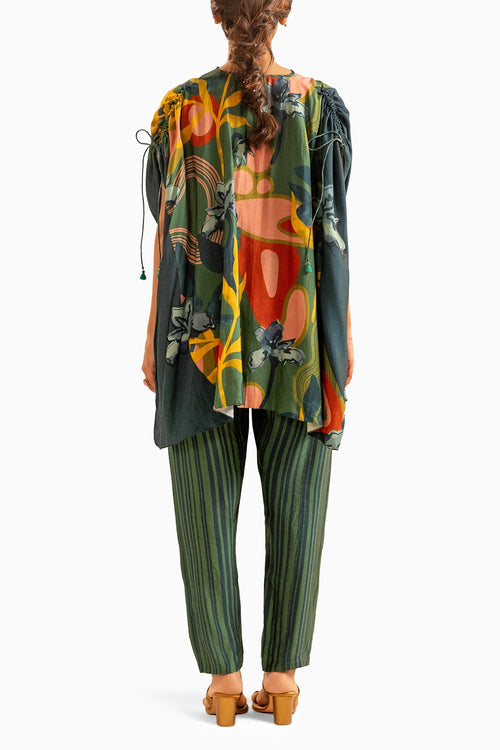 Flora Embellished Green Co-ord Set