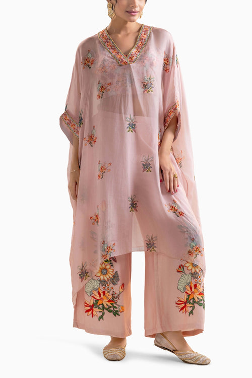 Arani Embroidered Kaftan Set