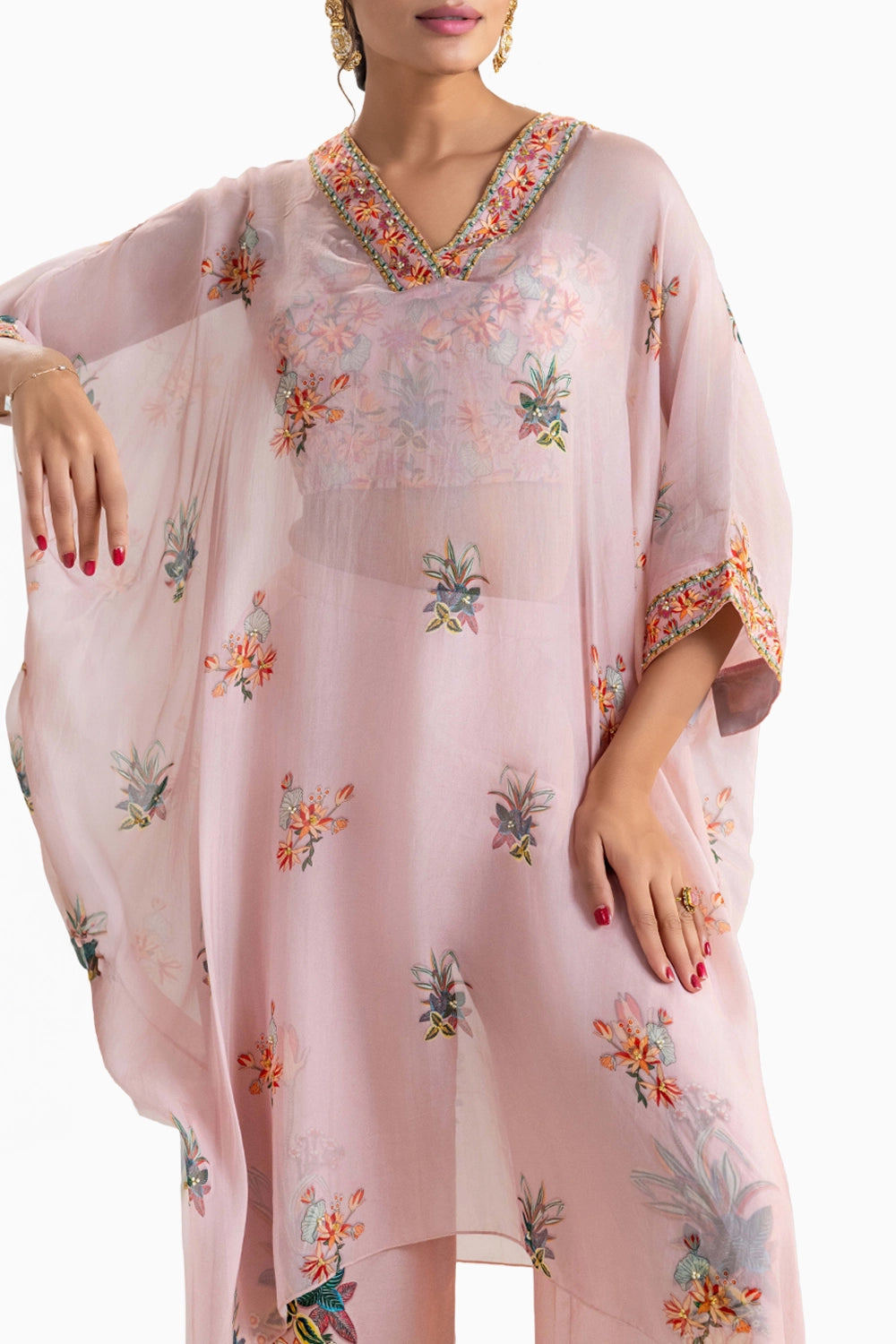 Arani Embroidered Kaftan Set