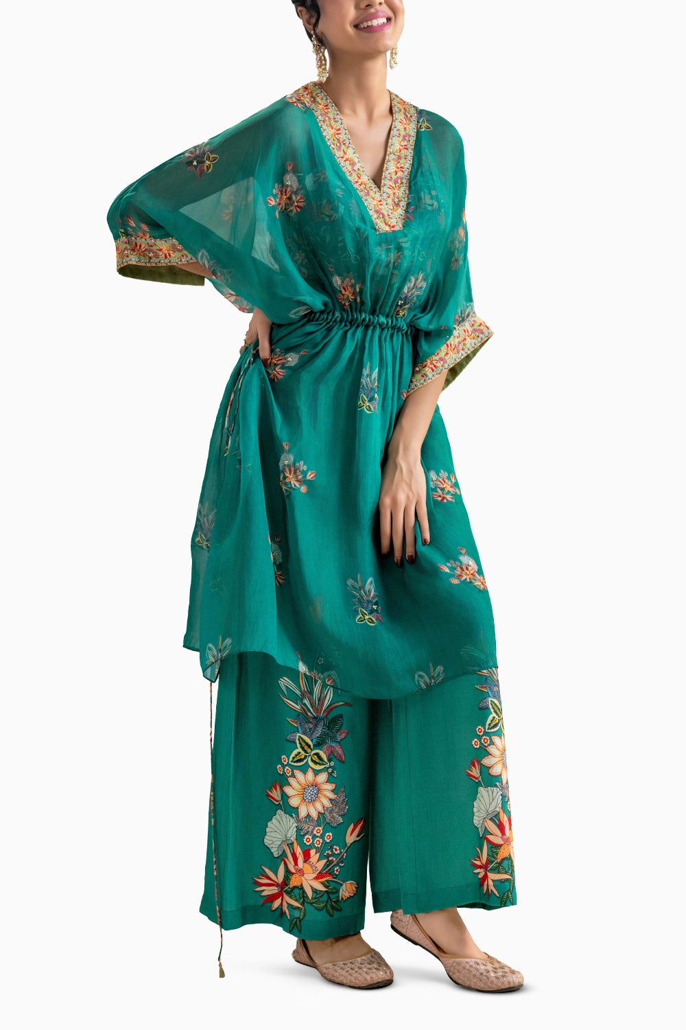 Aarani Embellished Kaftan and Pants