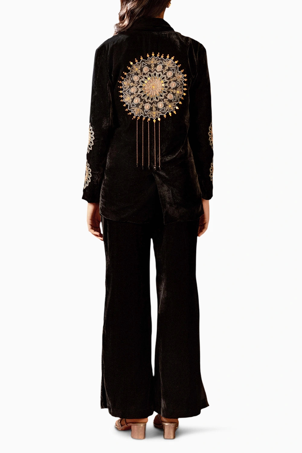 Eraya Embroidered Blazer Set