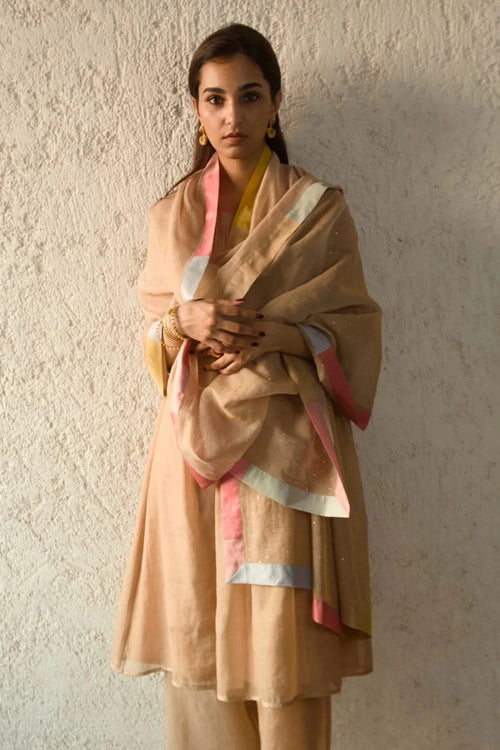 Gold Sand Sheer Sparkle Odhani