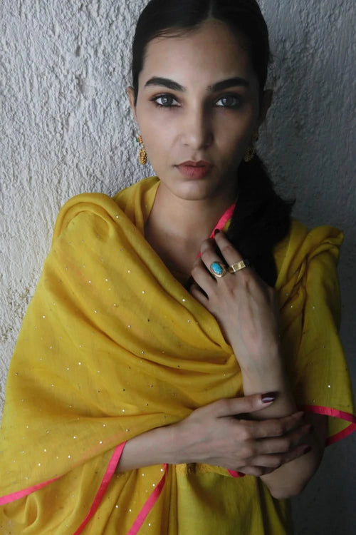 Sunflower Sheer Sparkle Odhani