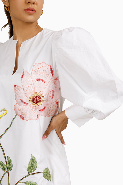 Spring Floral Shift Dress