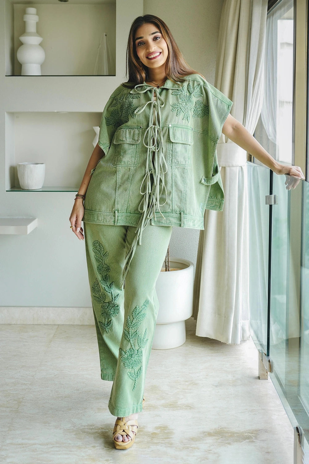 Reyna Denim Coord Set
