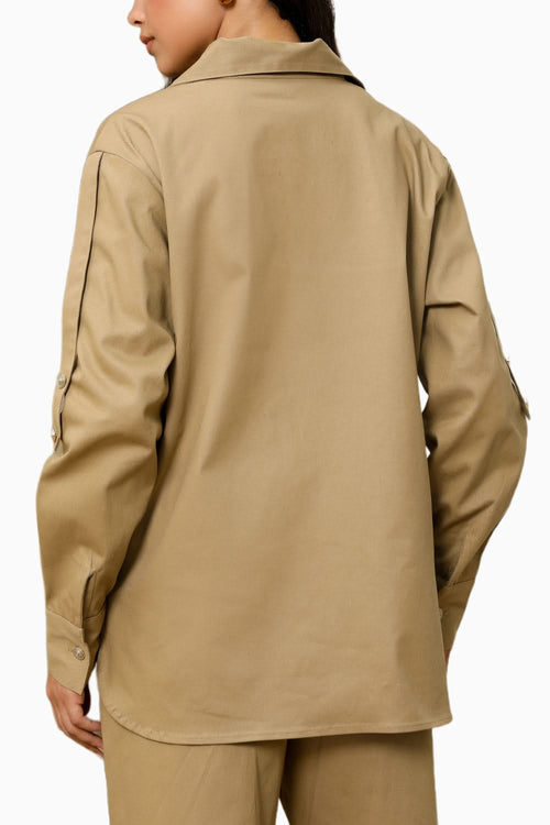 Sandy Khaki Co-ord Set