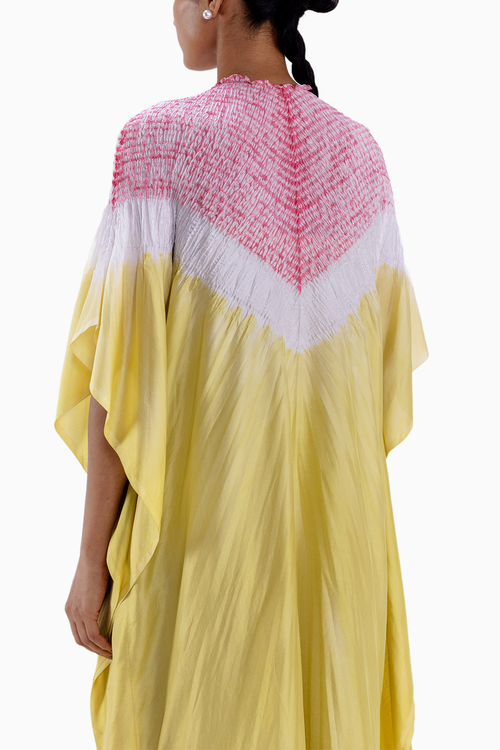 Lime Triangle Kaftan