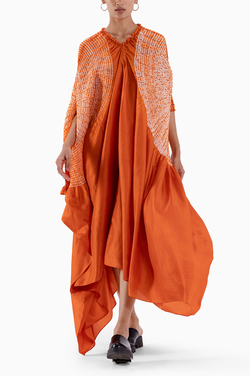 Rust Nami Sleeve Dress - The SVERVE