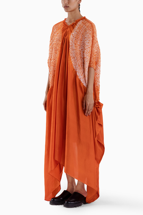 Rust Nami Sleeve Dress - The SVERVE