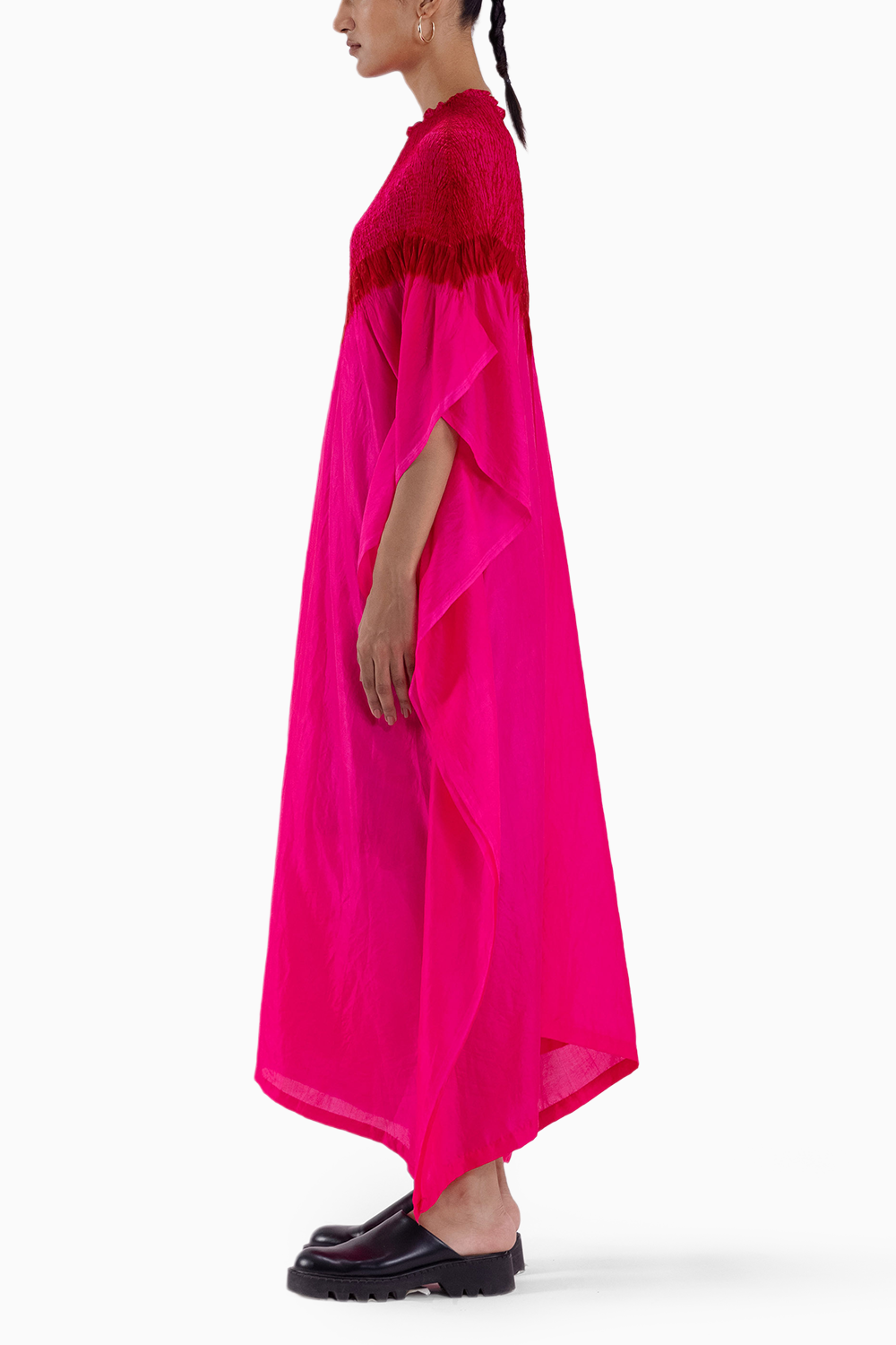 Fuchsia Triangle Kaftan