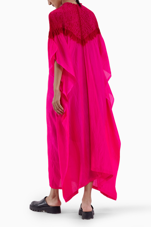 Fuchsia Triangle Kaftan