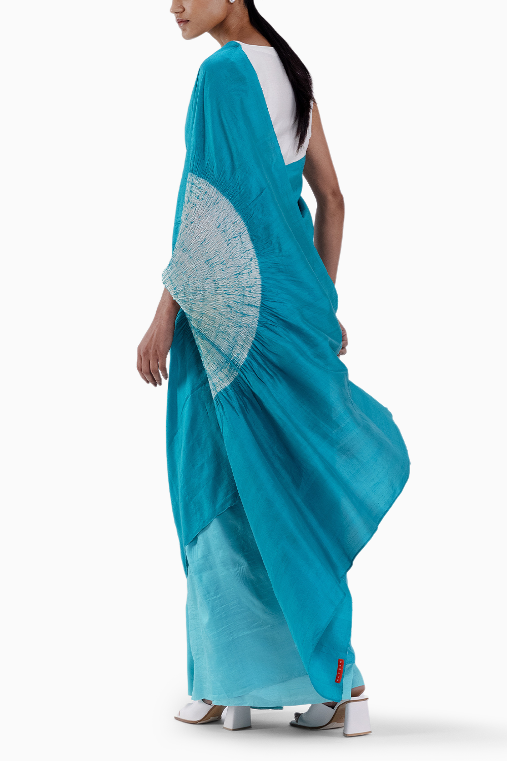 Blue Ombre Handsfree Saree