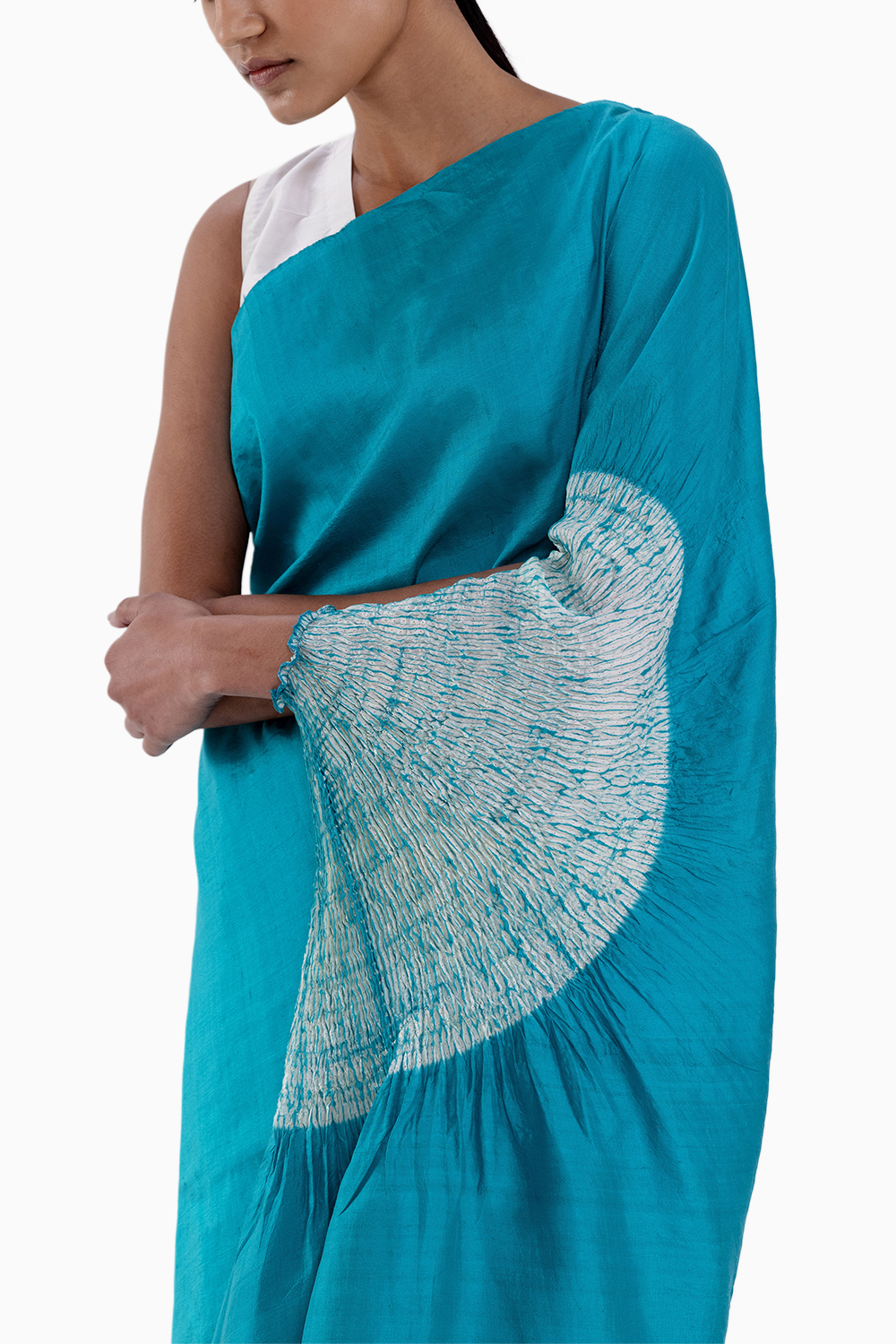 Blue Ombre Handsfree Saree