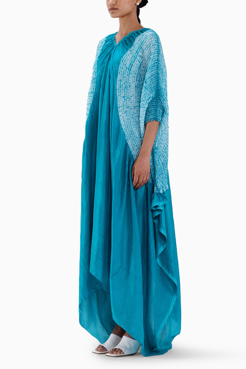 Blue Nami Sleeve Dress