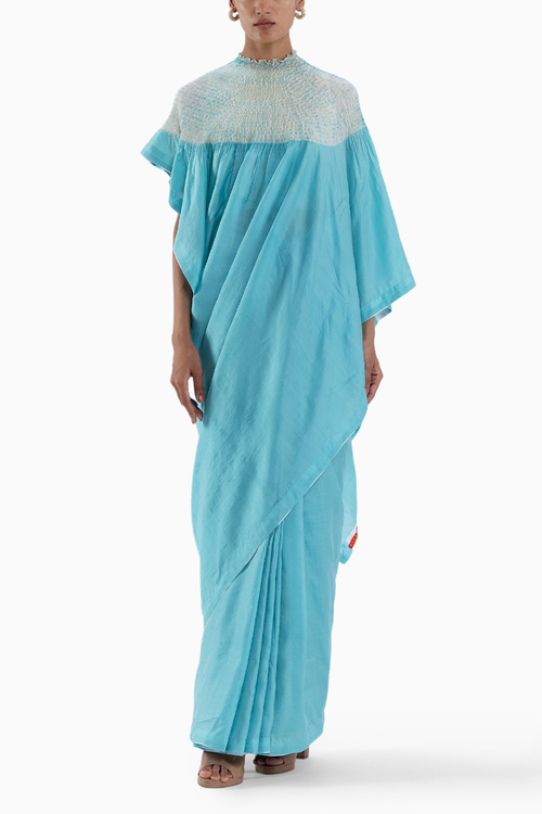 Blue Handsfree Saree 2.0