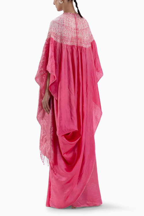 Metallic Pink Handsfree Saree 2.0