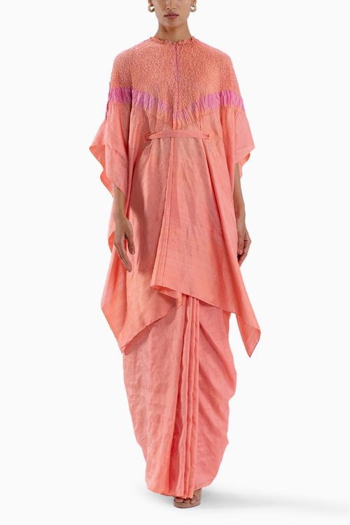 Pink Handsfree Saree 2.0
