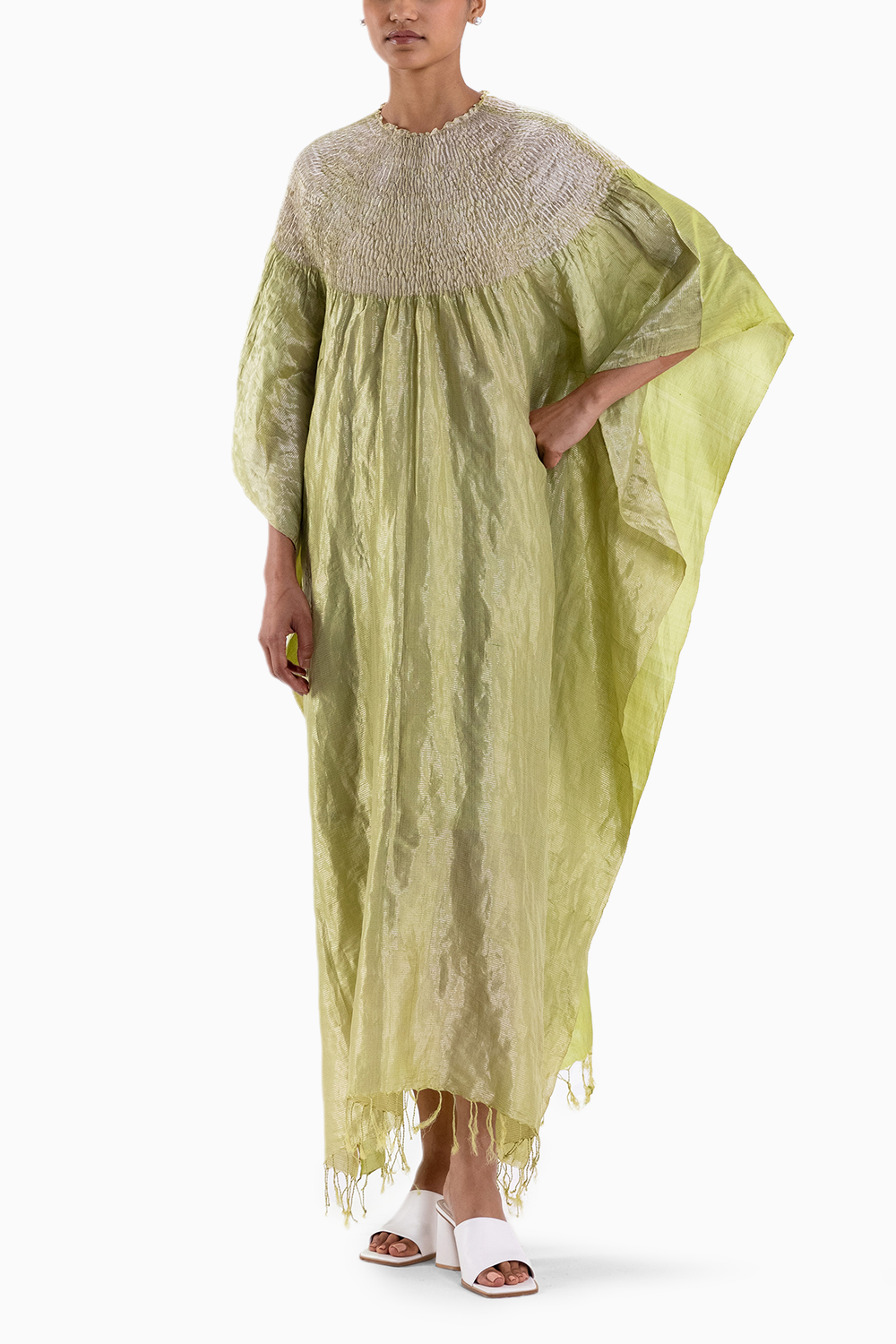 Metallic Pista Sector Kaftan